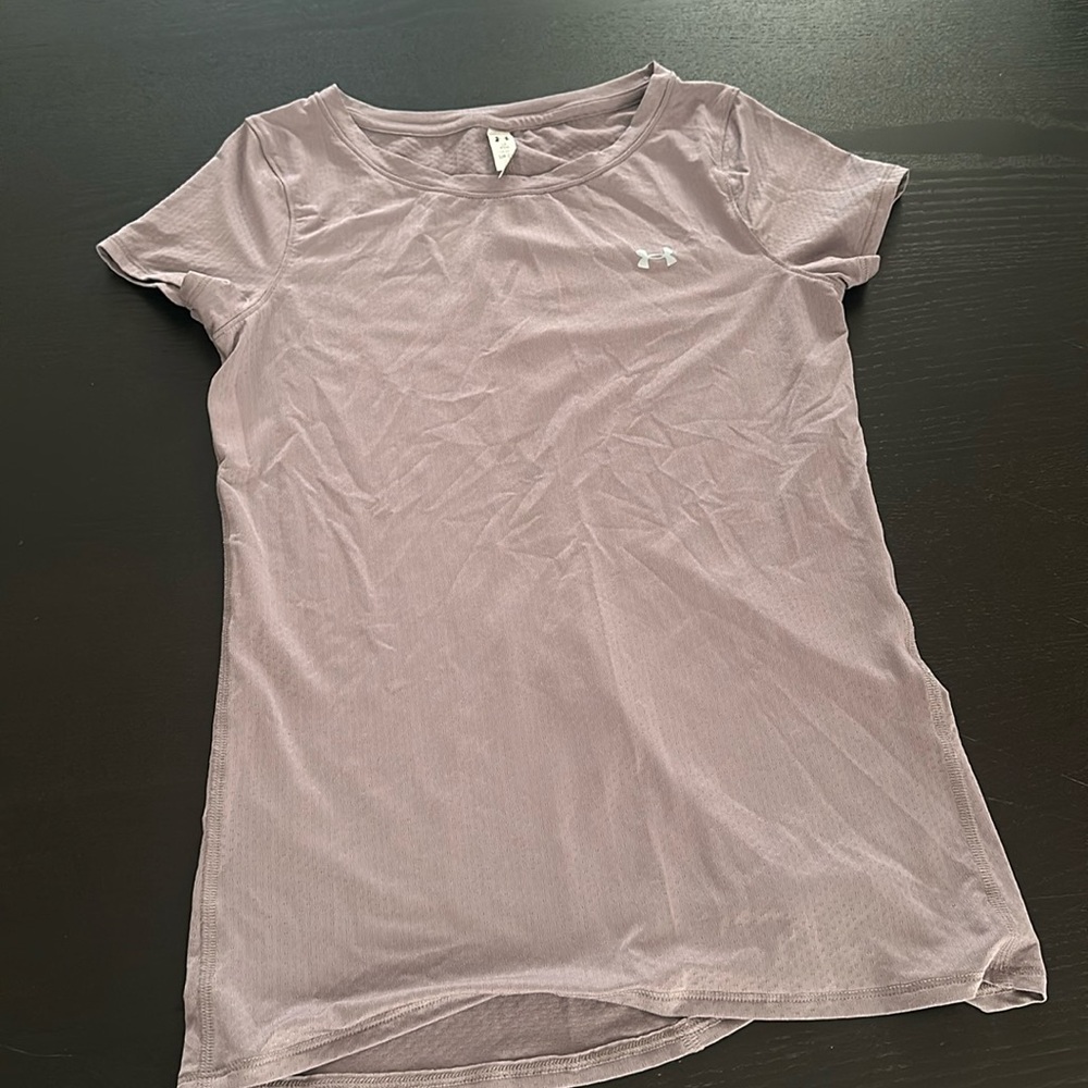 Under Armour women’s extra small purple athletic T-shirt.